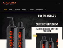 Tablet Screenshot of liquidcaffeine.com